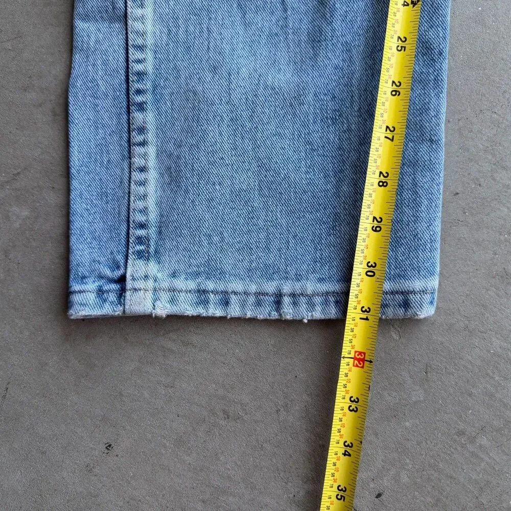 Wrangler Rugged Wear Jeans Mens 35 x 32 Denim Relaxed Fit Western 35001AI Blue